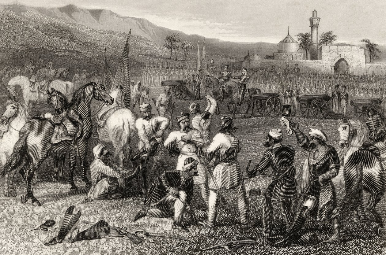 Afvæbning af det 11. irregulære kavaleri ved Berhampore i 1857 fra 