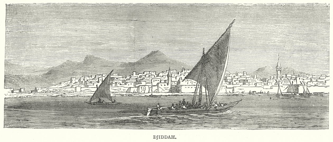 Djiddah (gravering) af English School