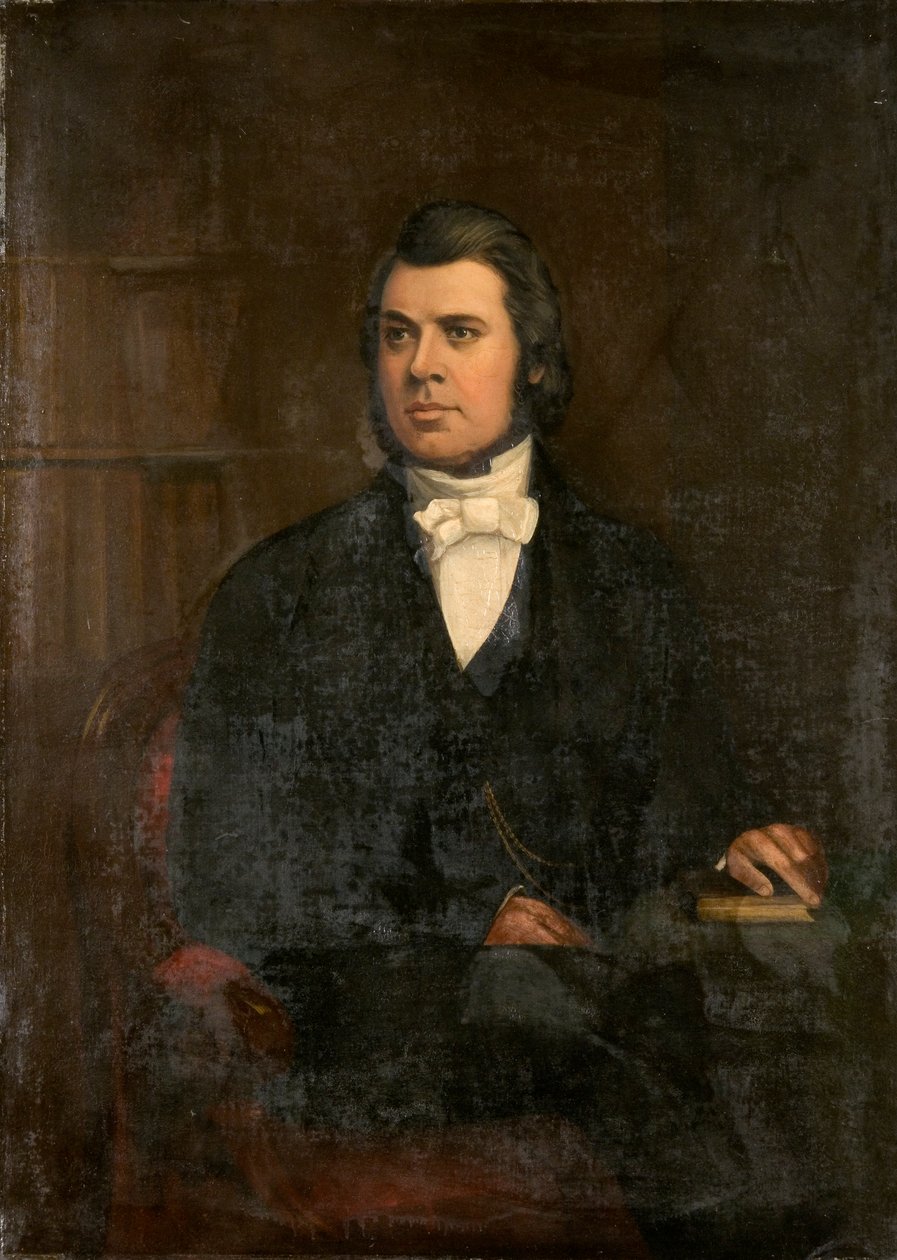 Dr. John Emlyn Jones (olie på lærred) af English School
