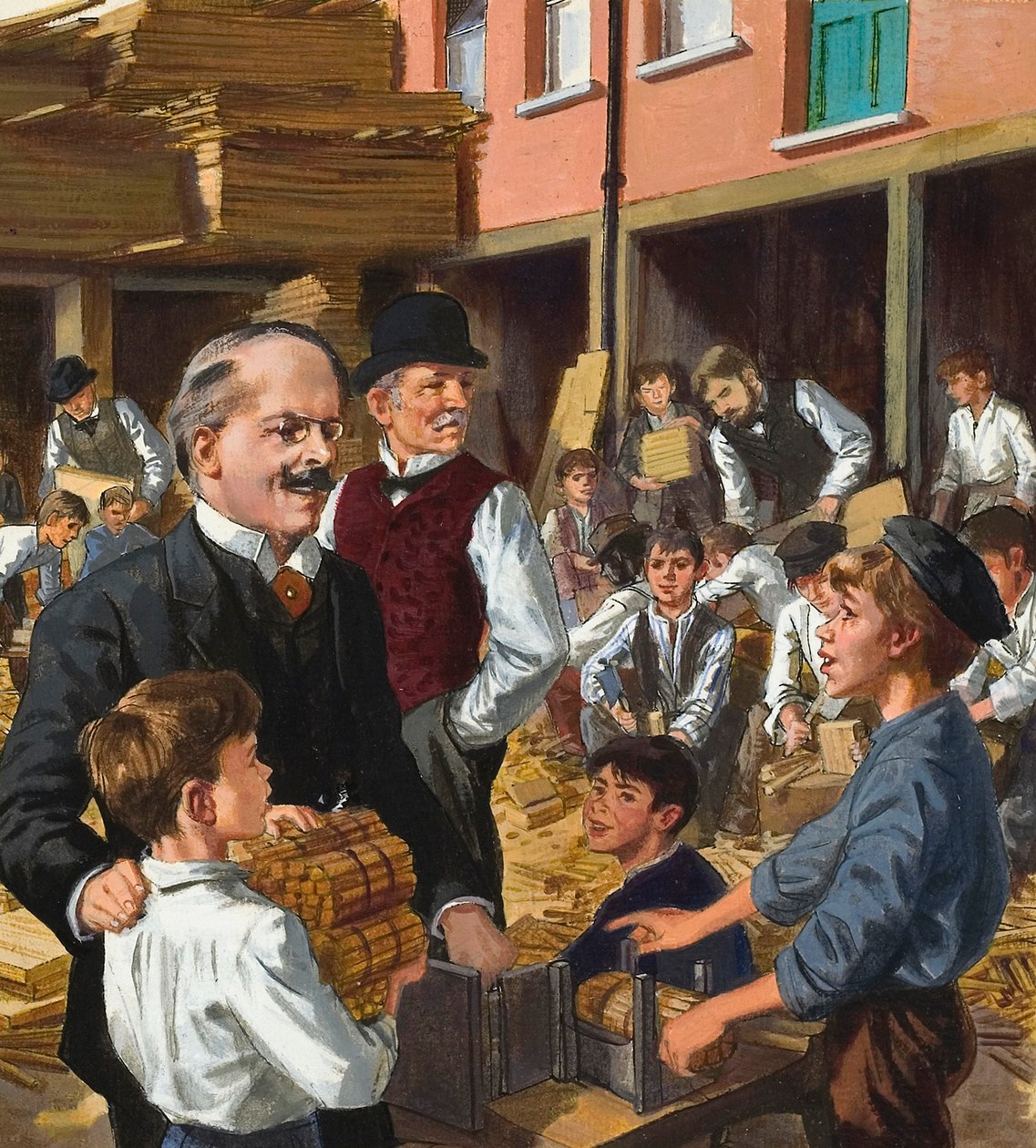 Dr. Thomas John Barnardo (1845-1905) (gouache på papir) af English School