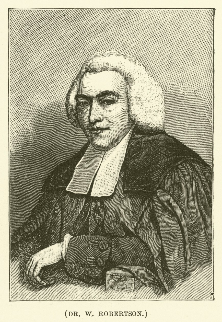 Dr. W Robertson (gravering) af English School