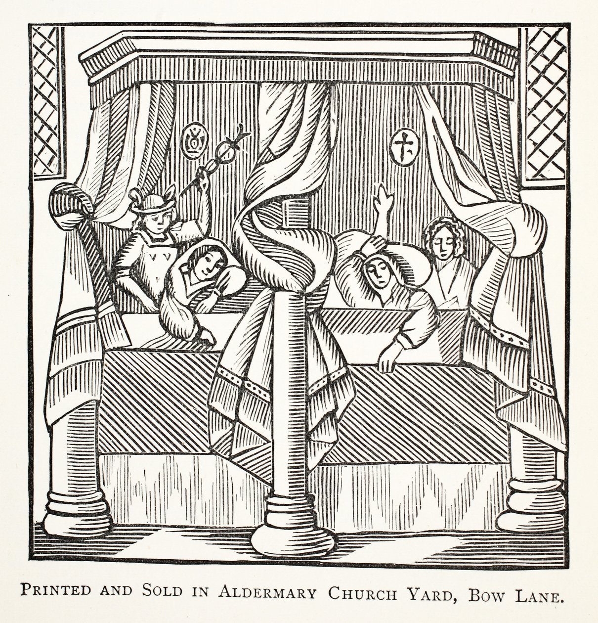 Dreams and Moles, illustration fra Chap-books of the Eighteenth Century af John Ashton, pub. 1882 af English School
