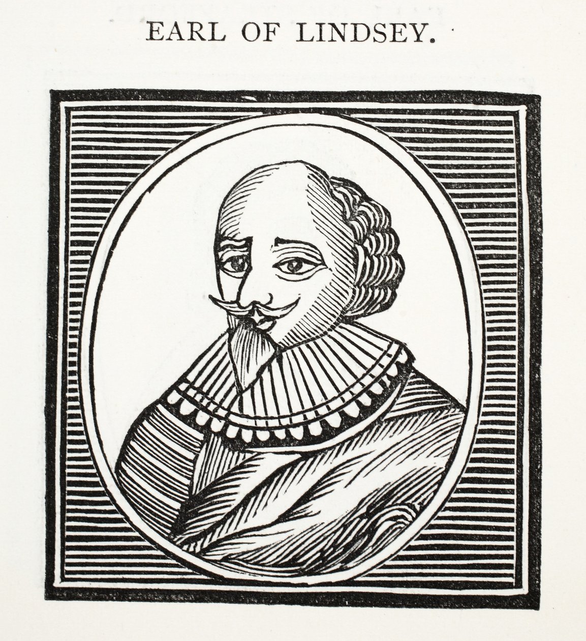 Earl of Lindsey, illustration fra Chap-books of the Eighteenth Century af John Ashton, pub. 1882 af English School