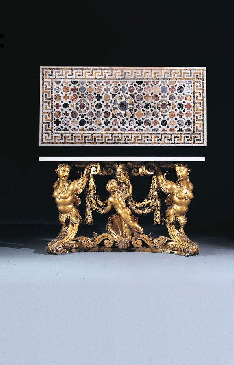 Tidlig George II sidebord, designet af Richard Boyle og William Kent af English School