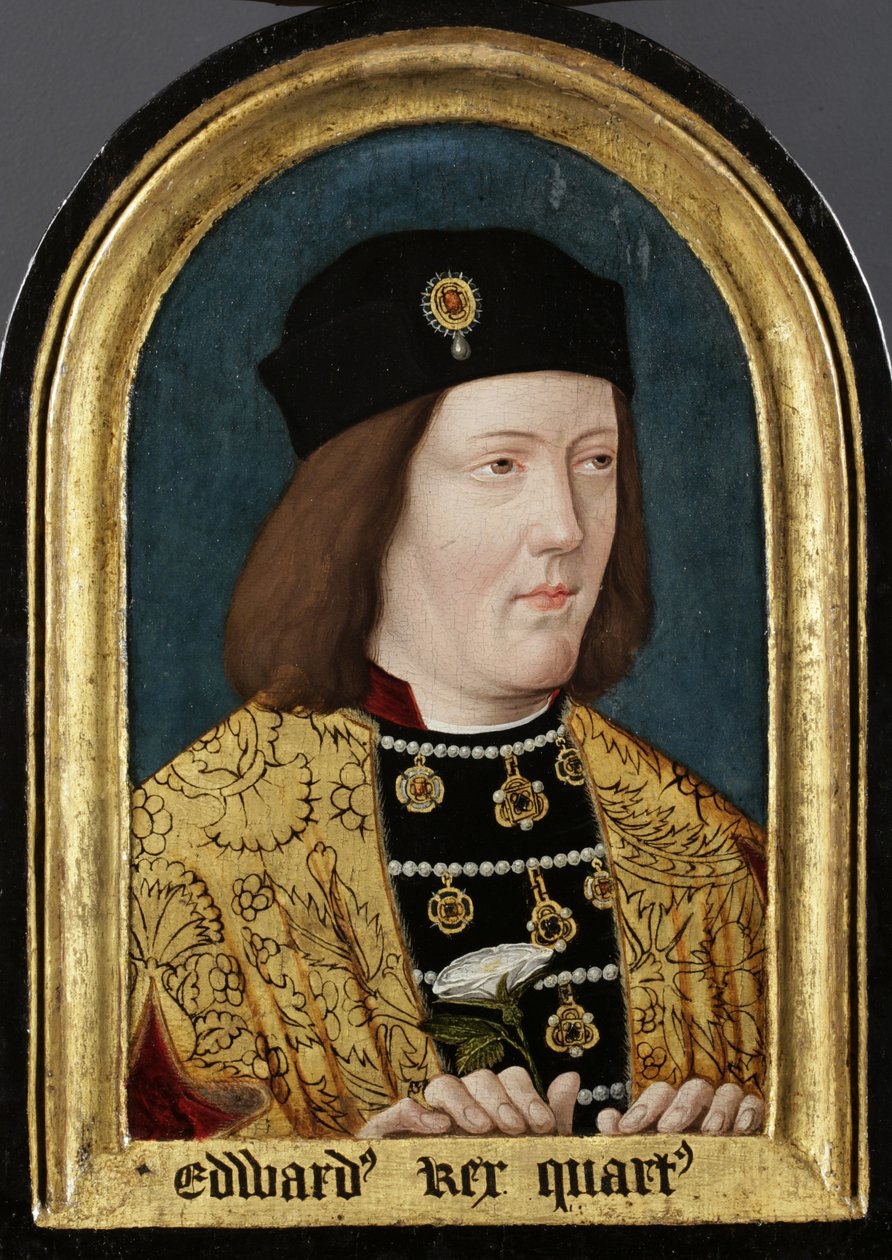 Edward IV, ca. 1510-1540 (olie på panel) (se også 235435) af English School