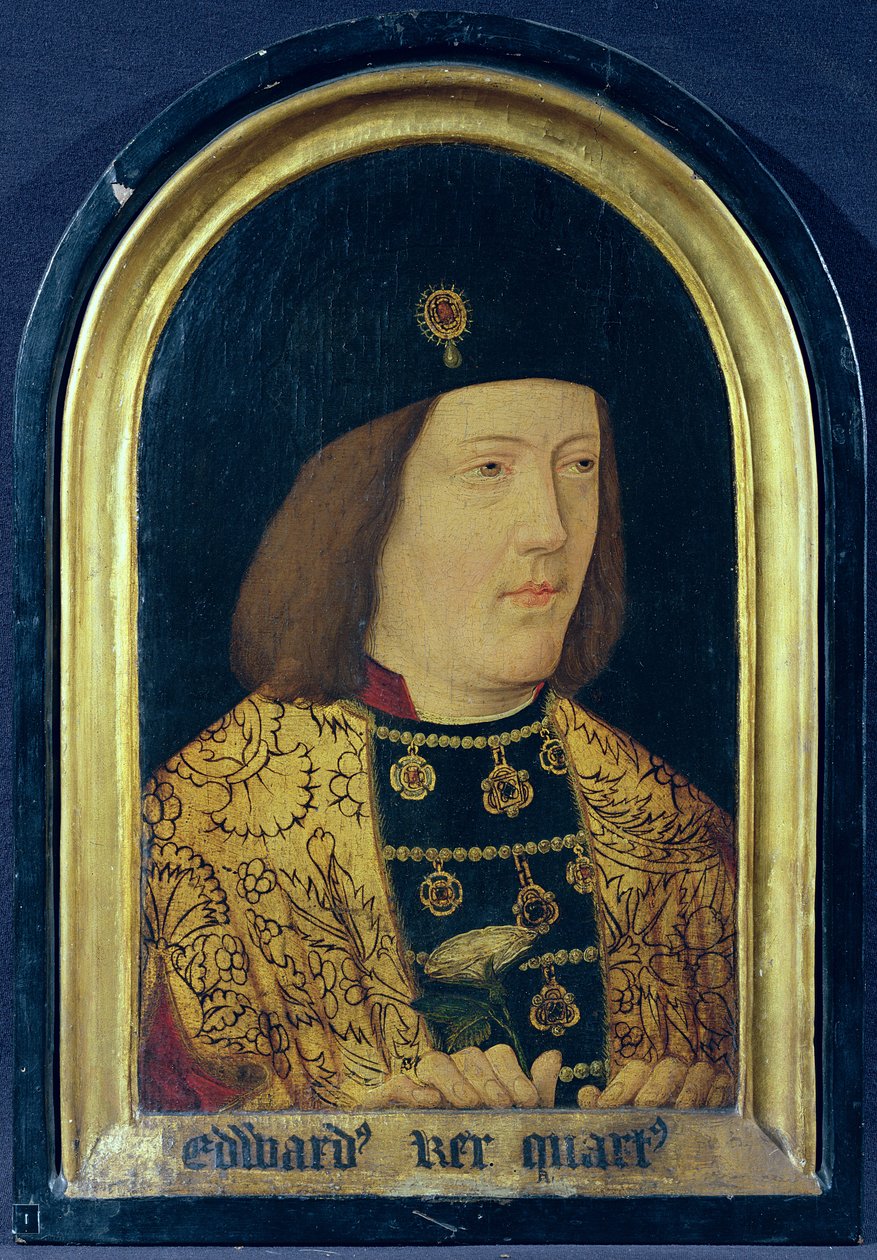 Edward IV, ca. 1510-1540 (olie på panel) (se også 711008) af English School