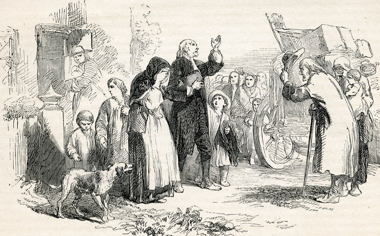Udvisning af ikke-konformister på Skt. Bartholomews dag, 1800-tallet af English School
