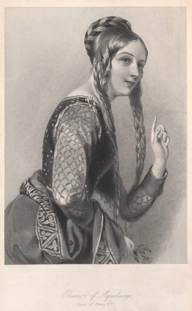Eleanor af Aquitaine, illustration fra 