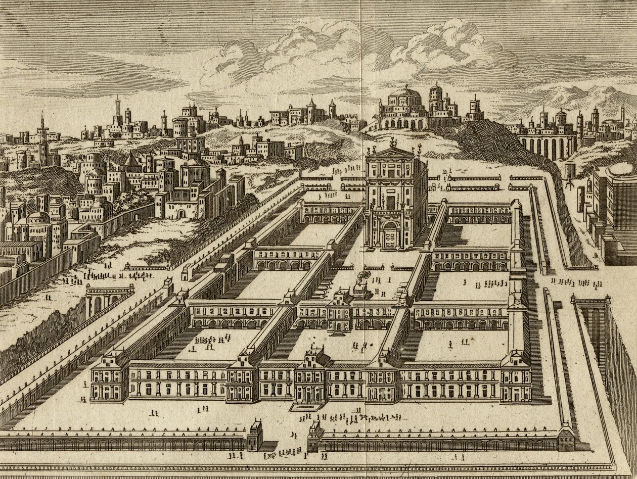 Forhøjelse af Jerusalems tempel som bygget af Herodes af English School