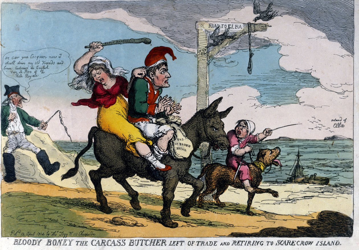 Engelsk tegneserie om kejser Napoleon I