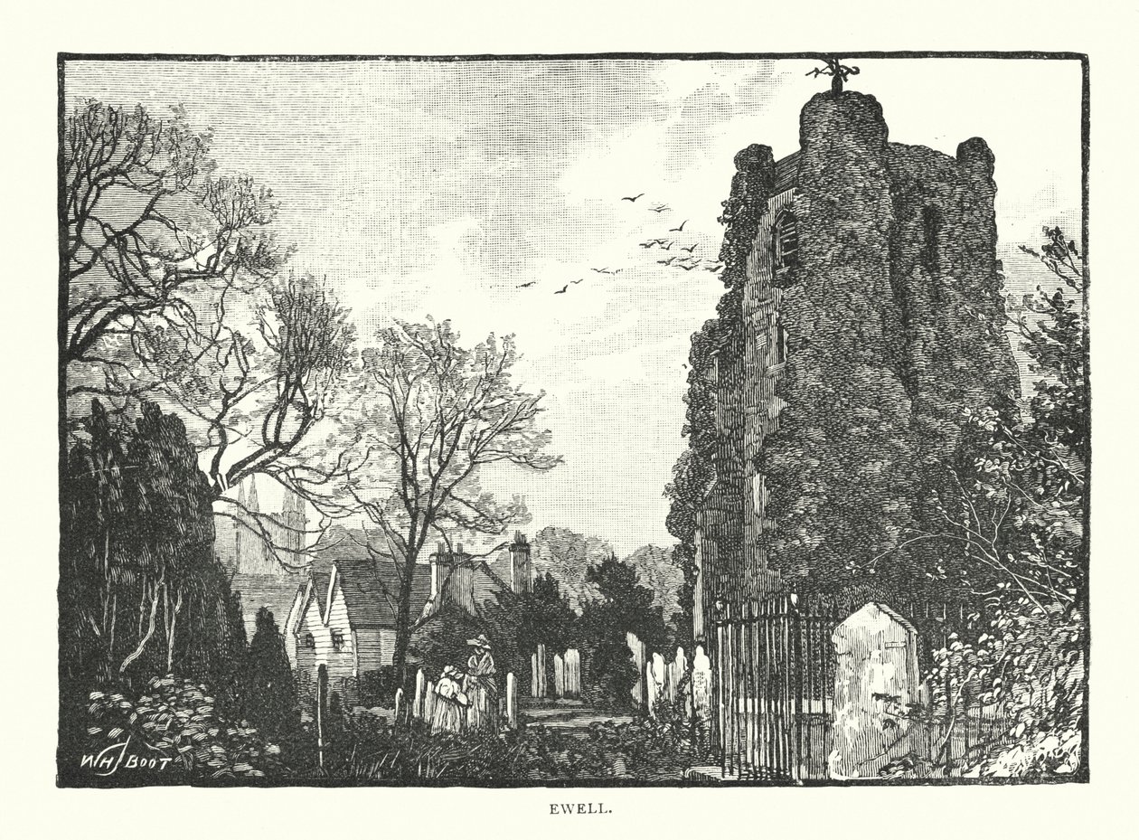 Ewell (gravering) af English School