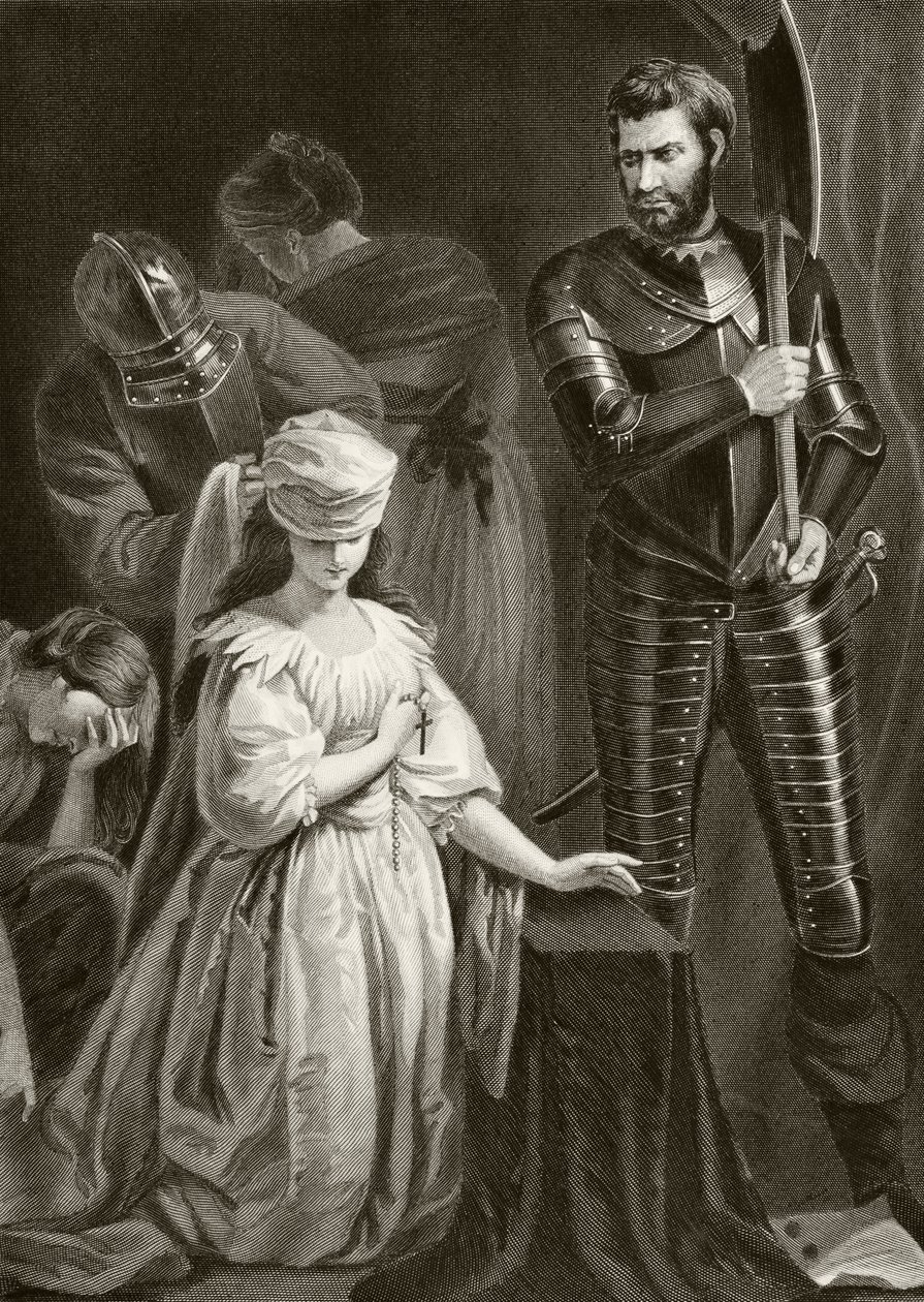 Henrettelsen af Mary Queen of Scots, 8. februar 1587, fra 