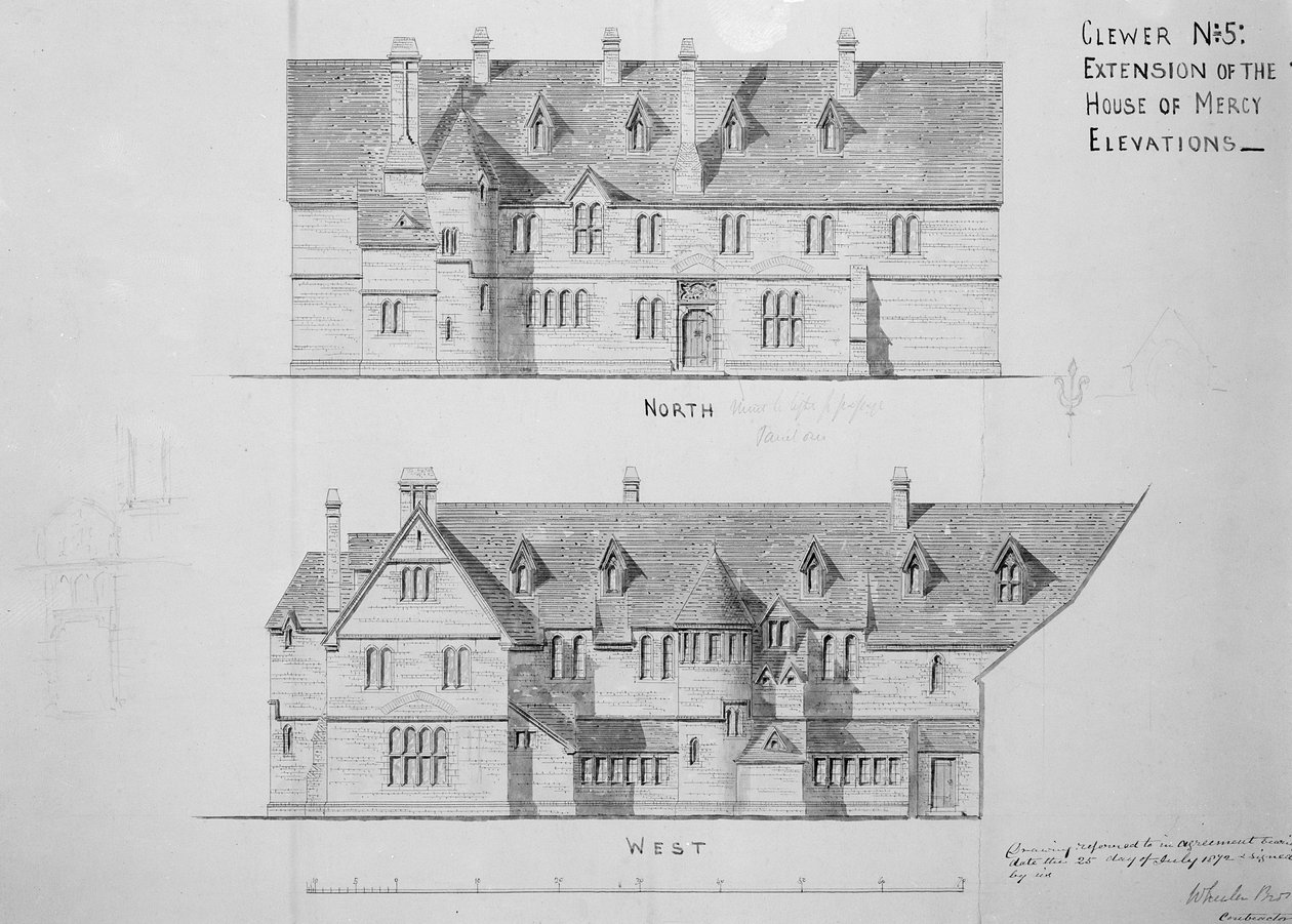 Udvidelse af House of Mercy, Clewer af English School