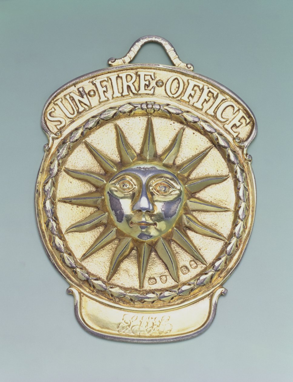 Brandforsikringsmærke, ca. 1810 (metal) af English School