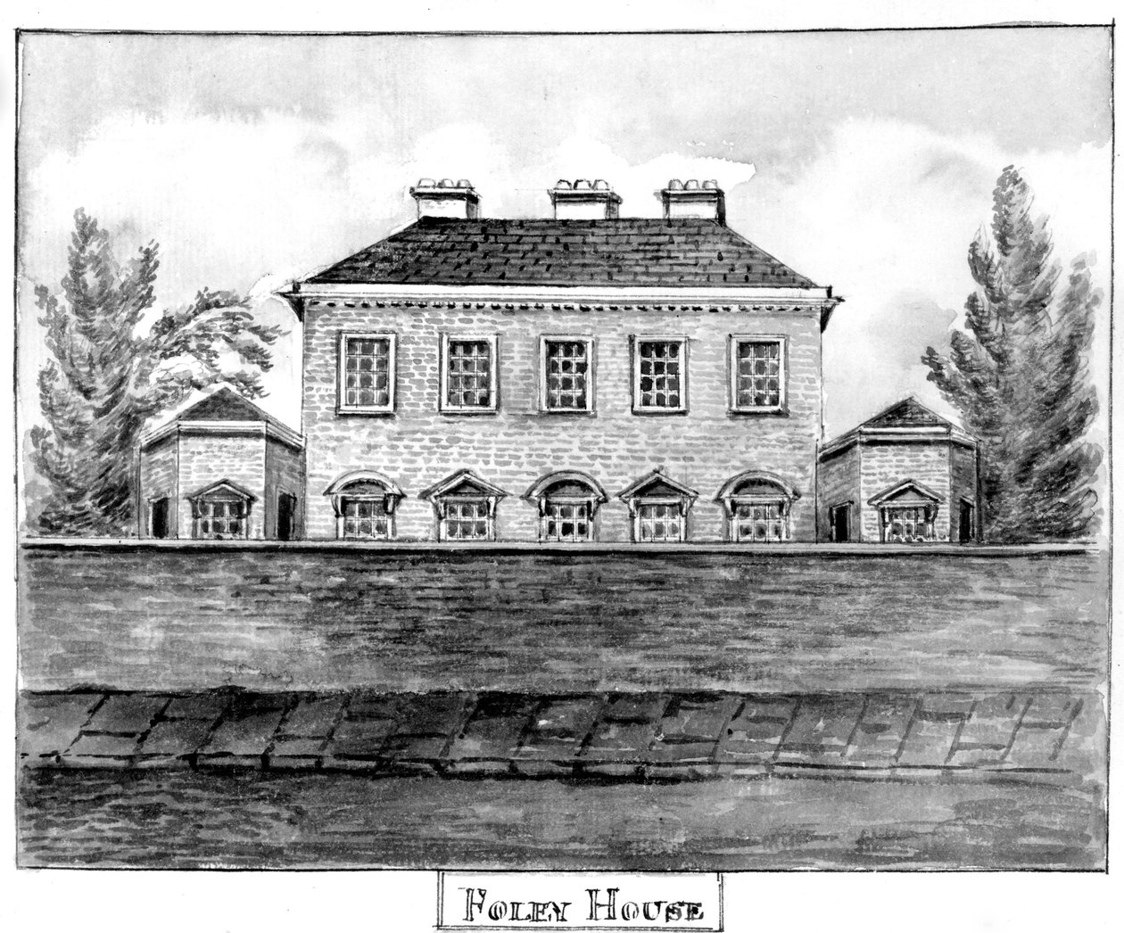 Foley House, ca. 1800 af English School