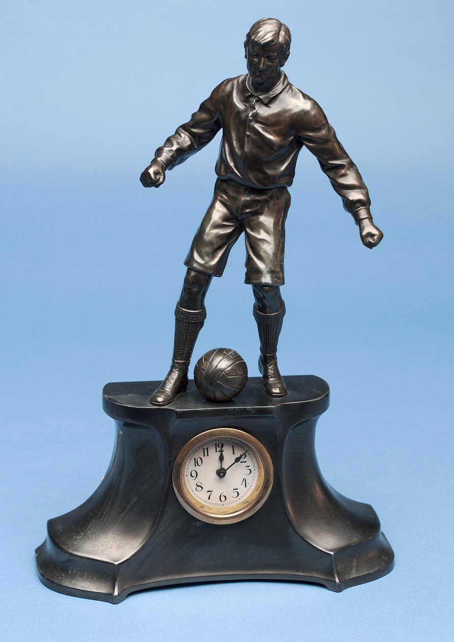 Fodboldspiller, del af et ursæt (malet spelter) (se også 315474-315475 & 315477) af English School