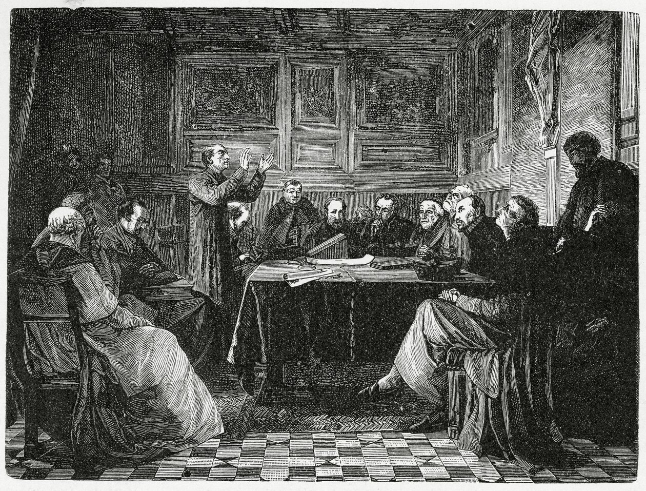 Dannelse af Jesuiterordenen i 1540, 1882 af English School