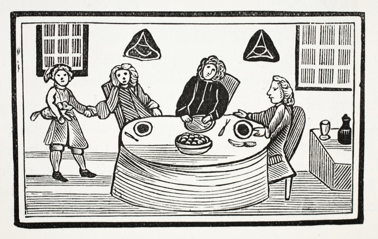 Fortunatus, illustration fra Chap-books of the Eighteenth Century af John Ashton, pub. 1882 af English School