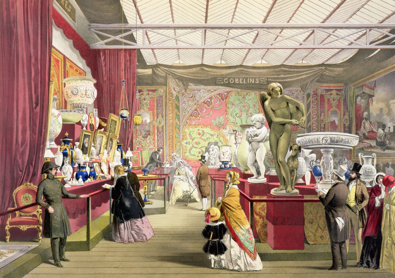 Frankrig nr. 3, fra Dickinsons Comprehensive Pictures of the Great Exhibition of 1851, udgivet 1854 af English School