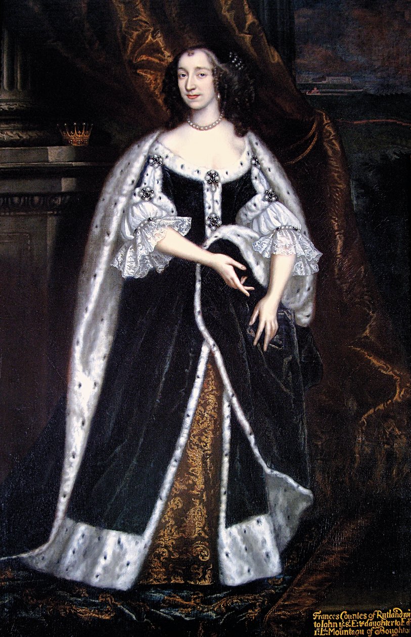 Frances Montagu, grevinde af Rutland, ca. 1706 af English School
