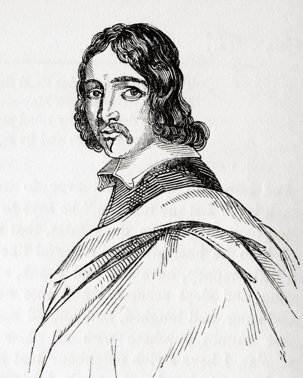 Francis Moore, britisk læge og astrolog, fra Old England: A Pictorial Museum, udg. 1847 af English School