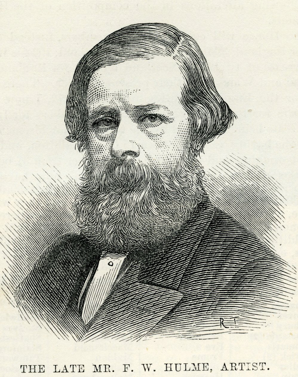 Frederick William Hulme (1816-84) fra The Illustrated London News 6. december, 1884 af English School