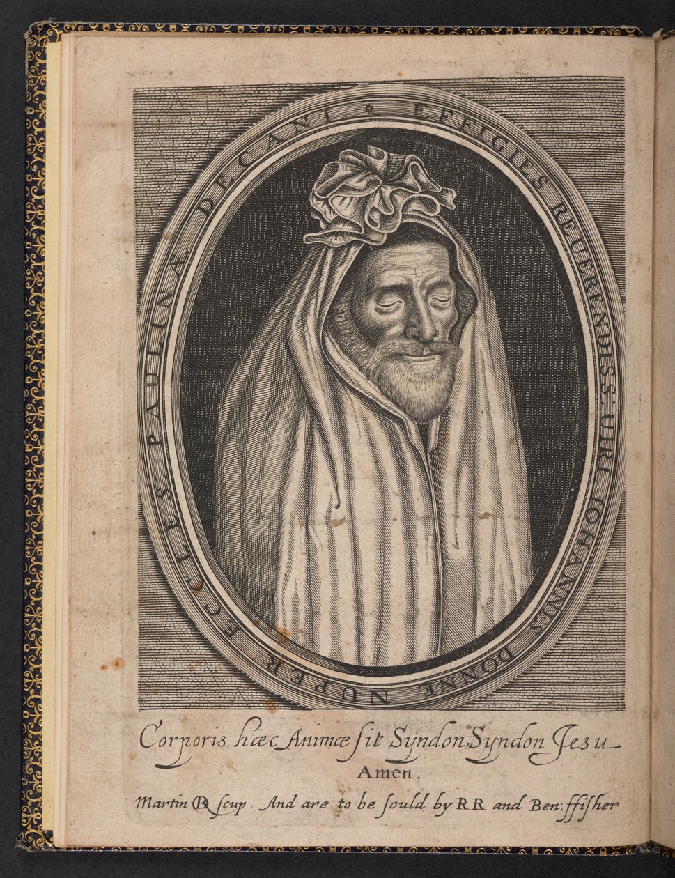 Frontispice fra Deaths Duell af John Donne af English School