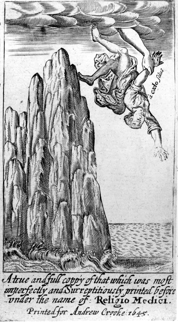 Frontispice til Religio Medici af Sir Thomas Browne, 1645 af English School