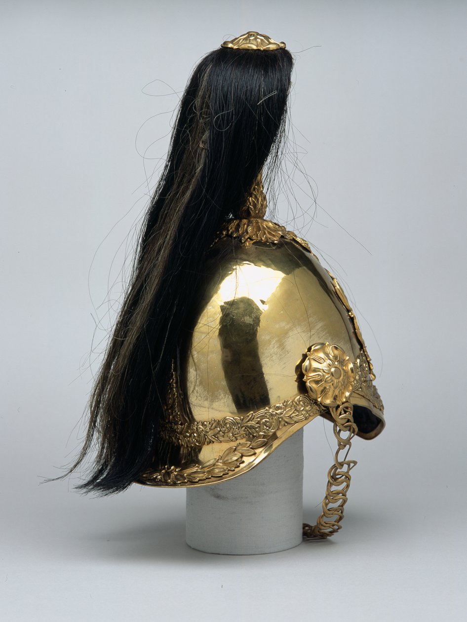 Heldragt hjelm, 7. (Princess Royals) Dragoon Guards, 1854-c.1863 af English School