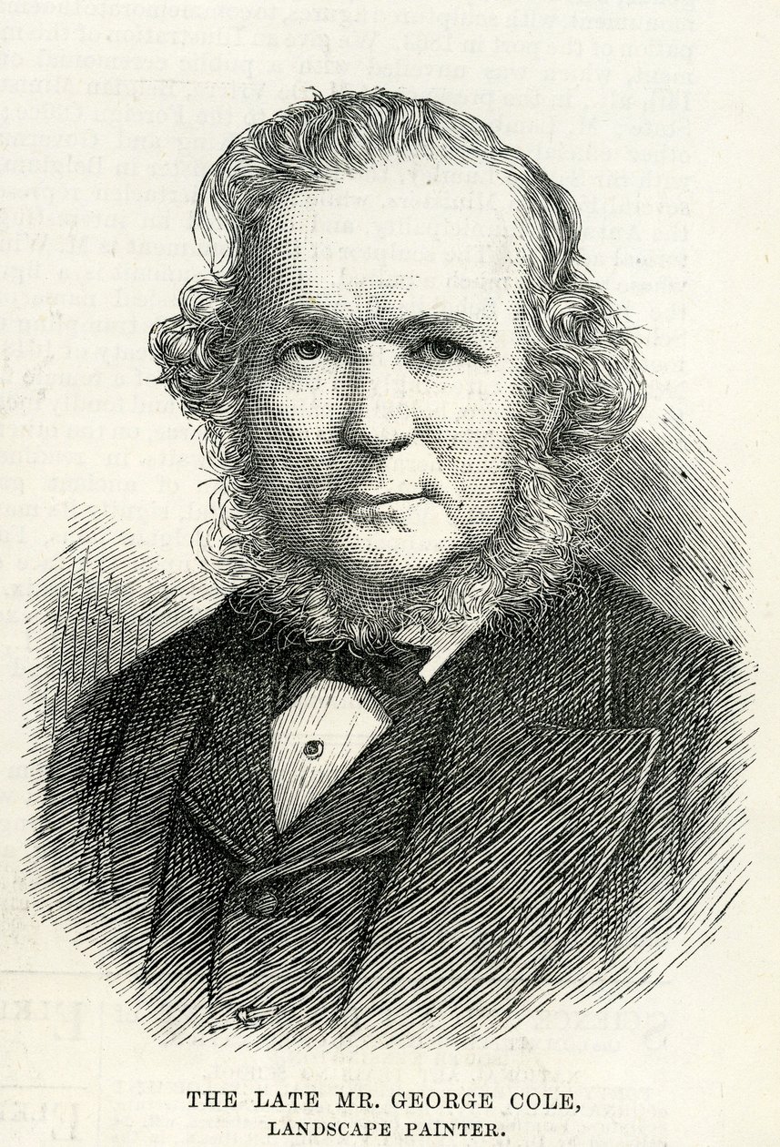 George Cole (1810–83) fra The Illustrated London News 29. september, 1883 af English School