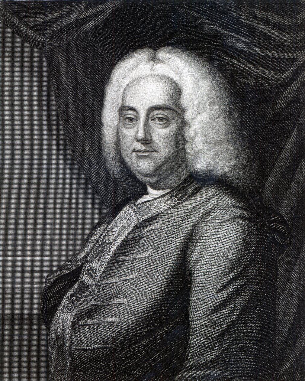 George Frideric Handel, graveret af Thomson (se også 377120) af English School