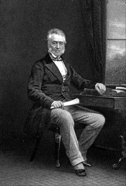 George Grote (1794-1871) (gravering) af English School