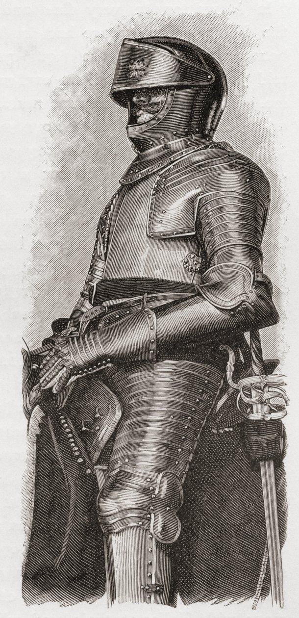 Forgyldt rustning givet til Charles I af byen London, fra 