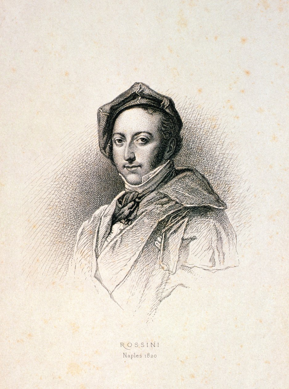 Gioacchino Antonio Rossini (1792-1868) 1820 af English School