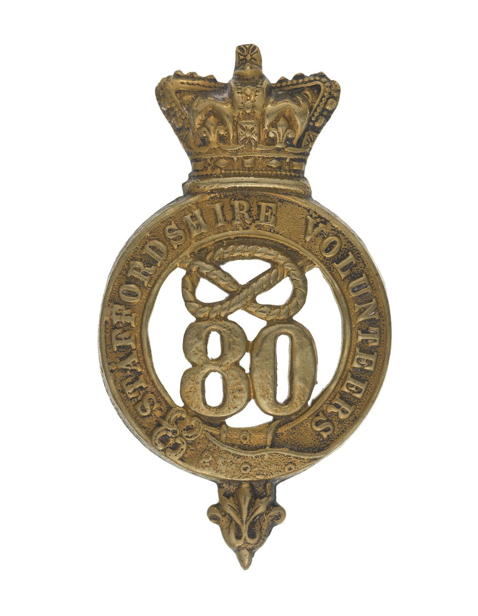 Glengarry-emblem, ca. 1874-81 (messing) af English School