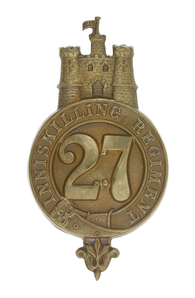 Glengarry-emblem, ca. 1874-81 (messing) af English School