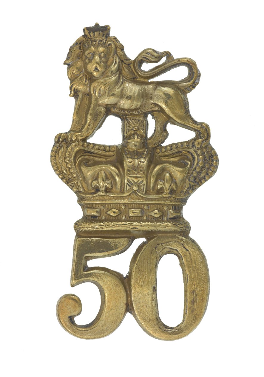 Glengarry-emblem, ca. 1874-81 (messing) af English School