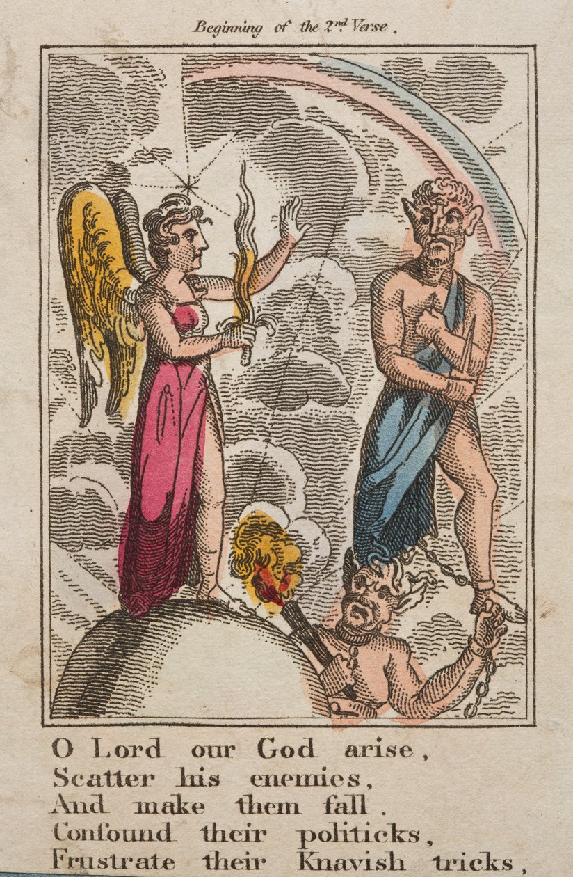 God Save the King, ca. 1810 (farvet gravering) af English School
