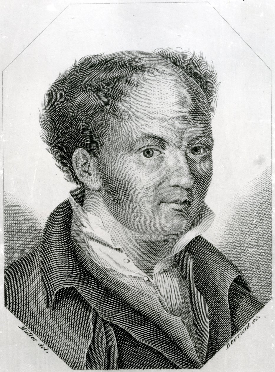 Gottfried Weber (1779-1839) (stik) af English School