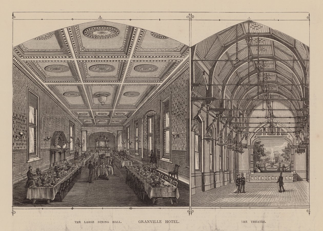Granville Hotel (gravering) af English School