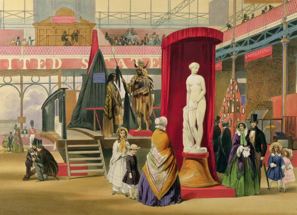 Store udstilling, 1851: den amerikanske stand af English School