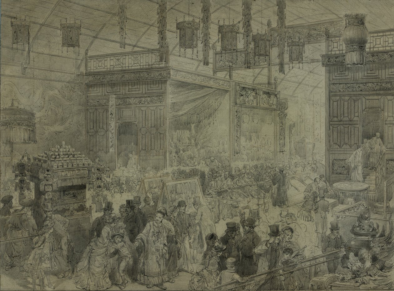 Store udstilling, kinesisk sektion, 1851 af English School