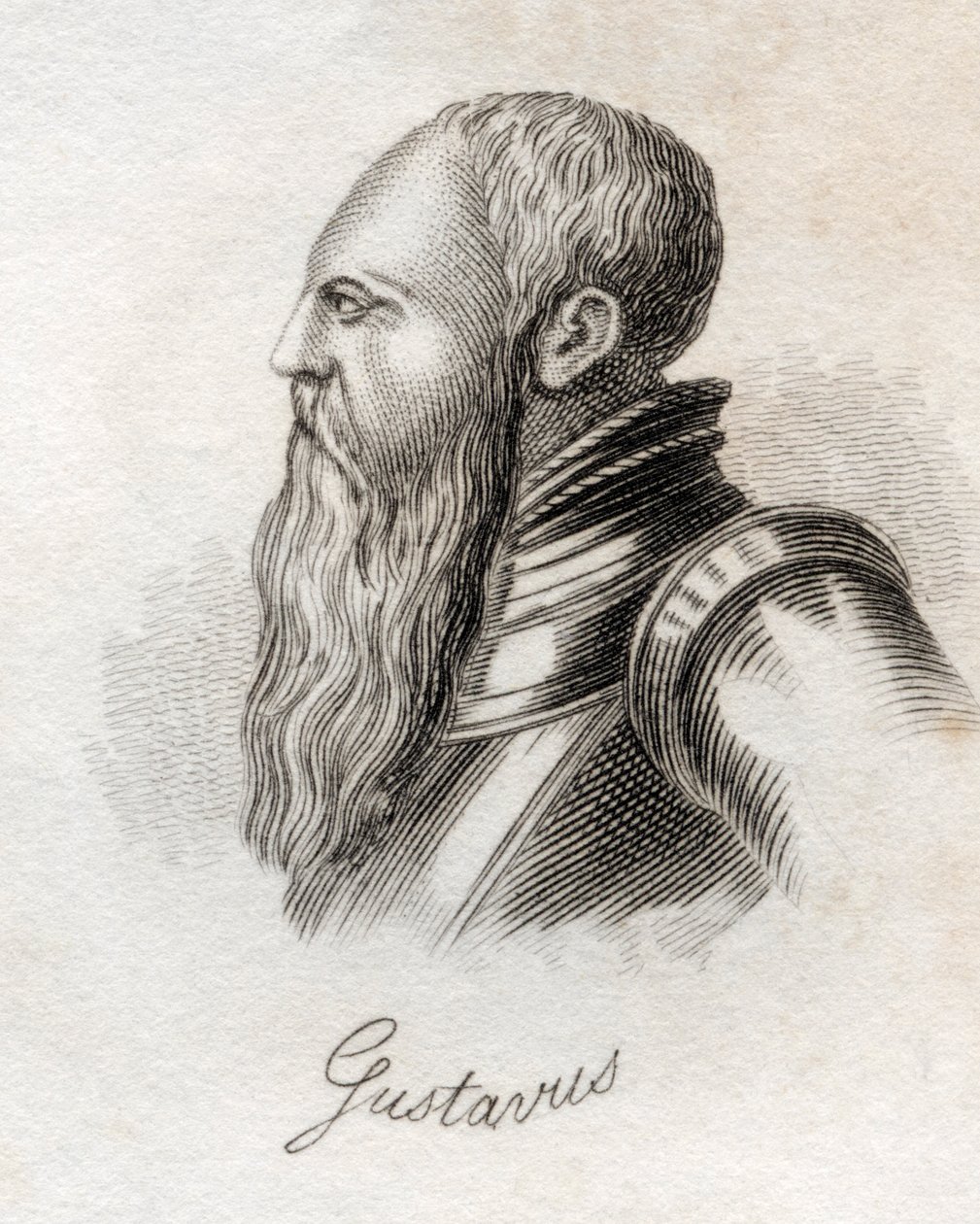 Gustav I, fra Crabbs Historical Dictionary, udgivet 1825 af English School