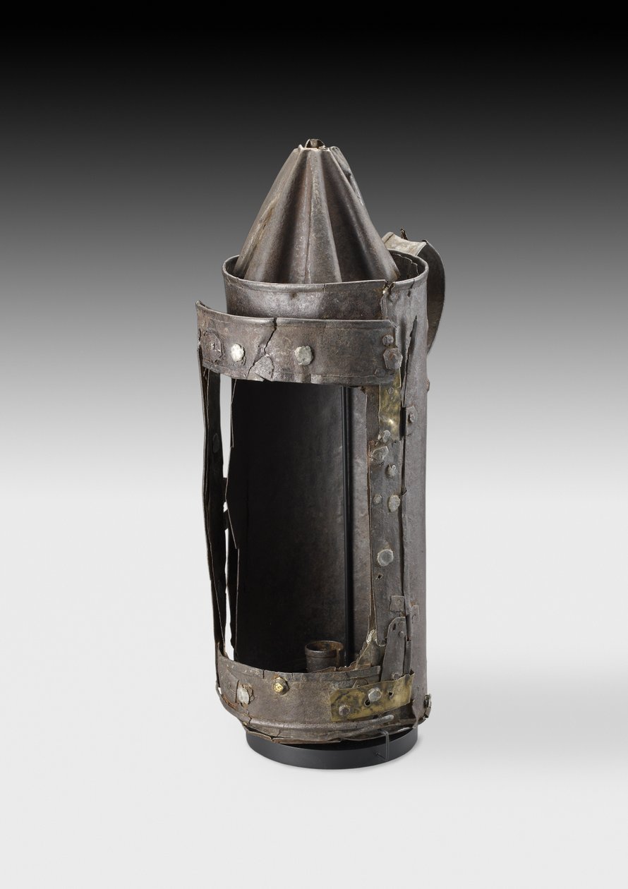 Guy Fawkes Lantern, fra Tradescant Collection, ca. 1605 (pladejern) af English School
