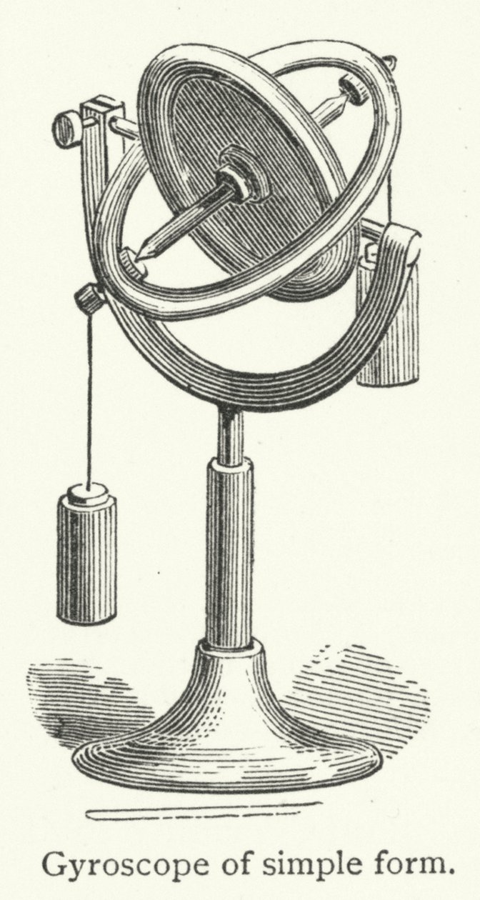 Gyroskop af simpel form (gravering) af English School