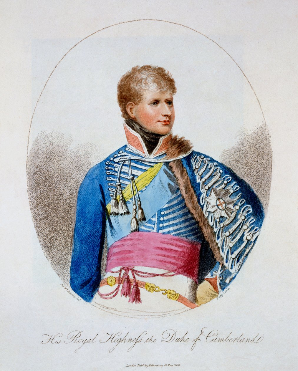 HKH hertugen af Cumberland, 1806 af English School