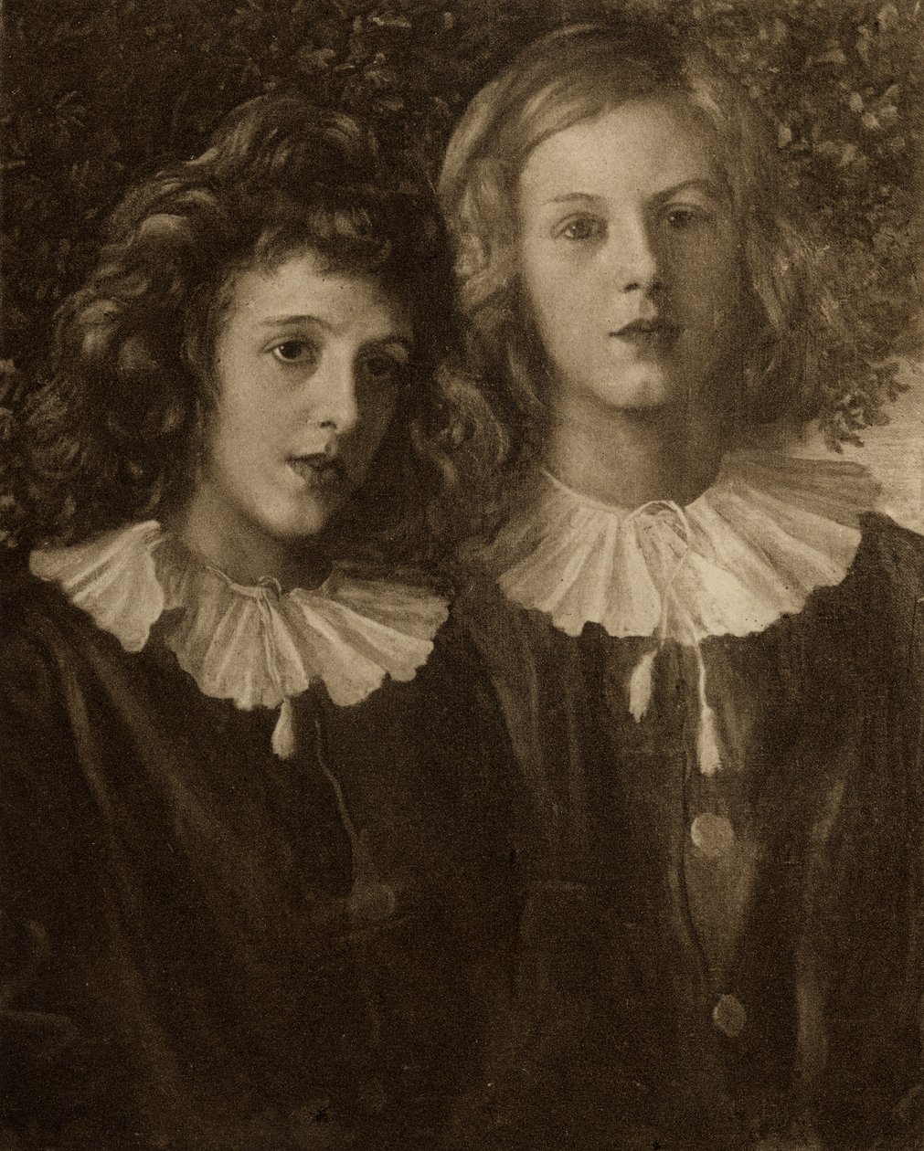 Hallam og Lionel Tennyson, sønner af Alfred Lord Tennyson (1809-92) af English School