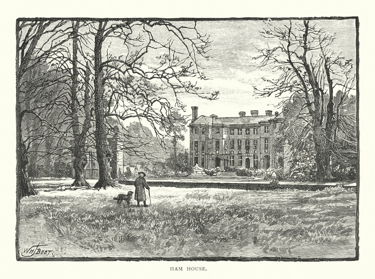 Ham House (gravering) af English School