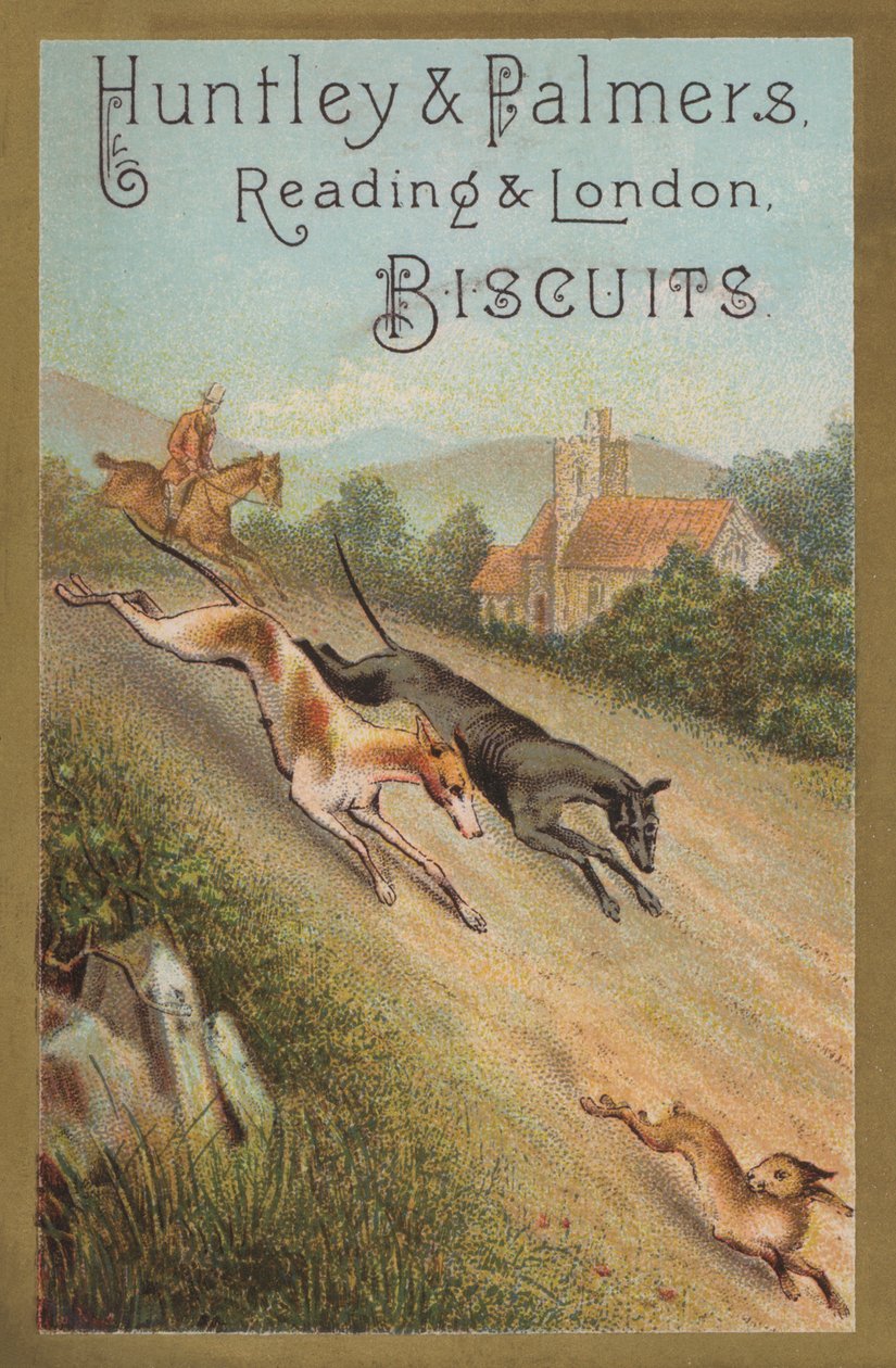 Harejagt (chromolitho) af English School
