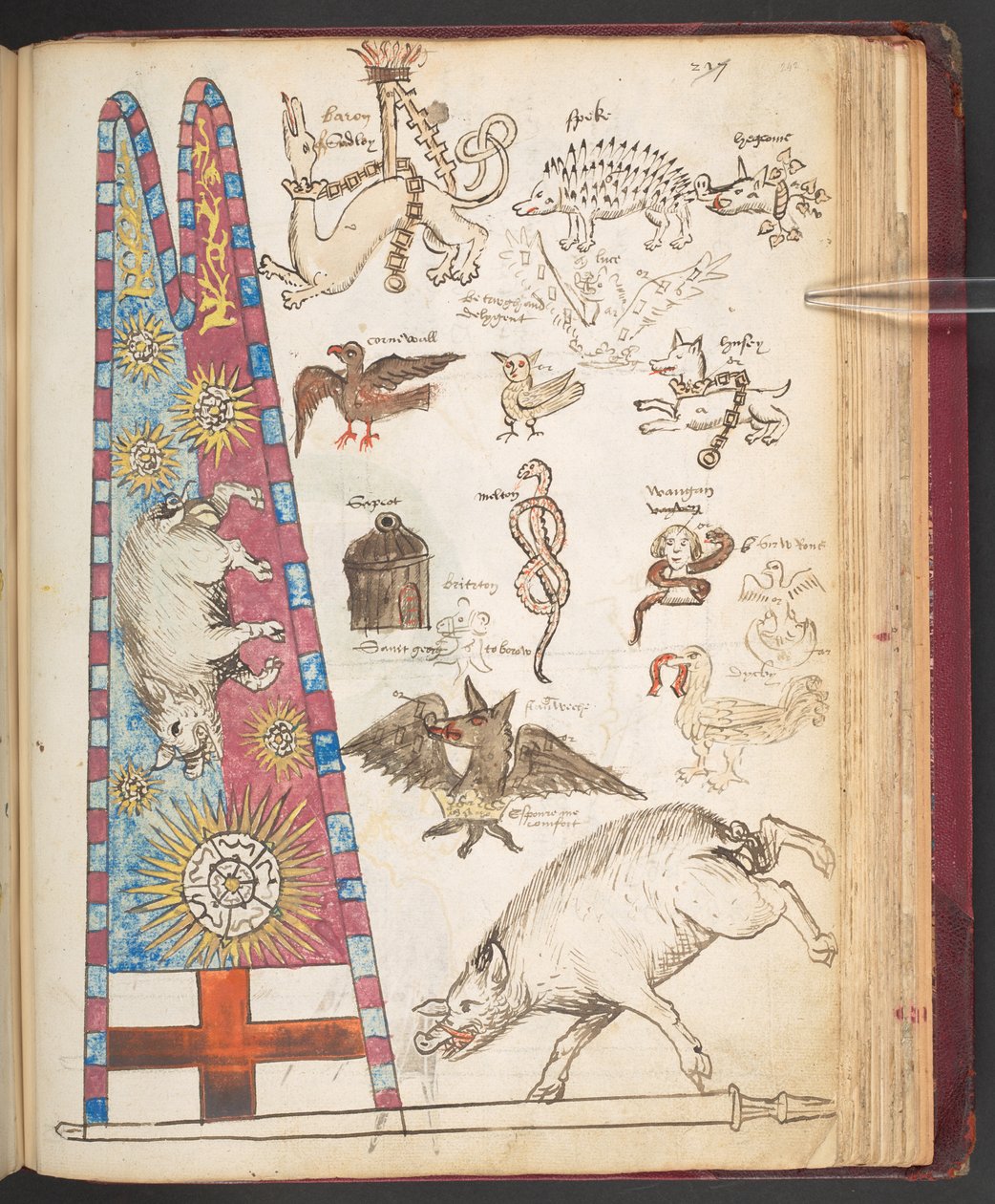 Harley 4632, f.242, Richard III